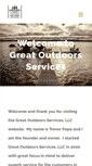 Mobile Screenshot of greatoutdoorsservices.com
